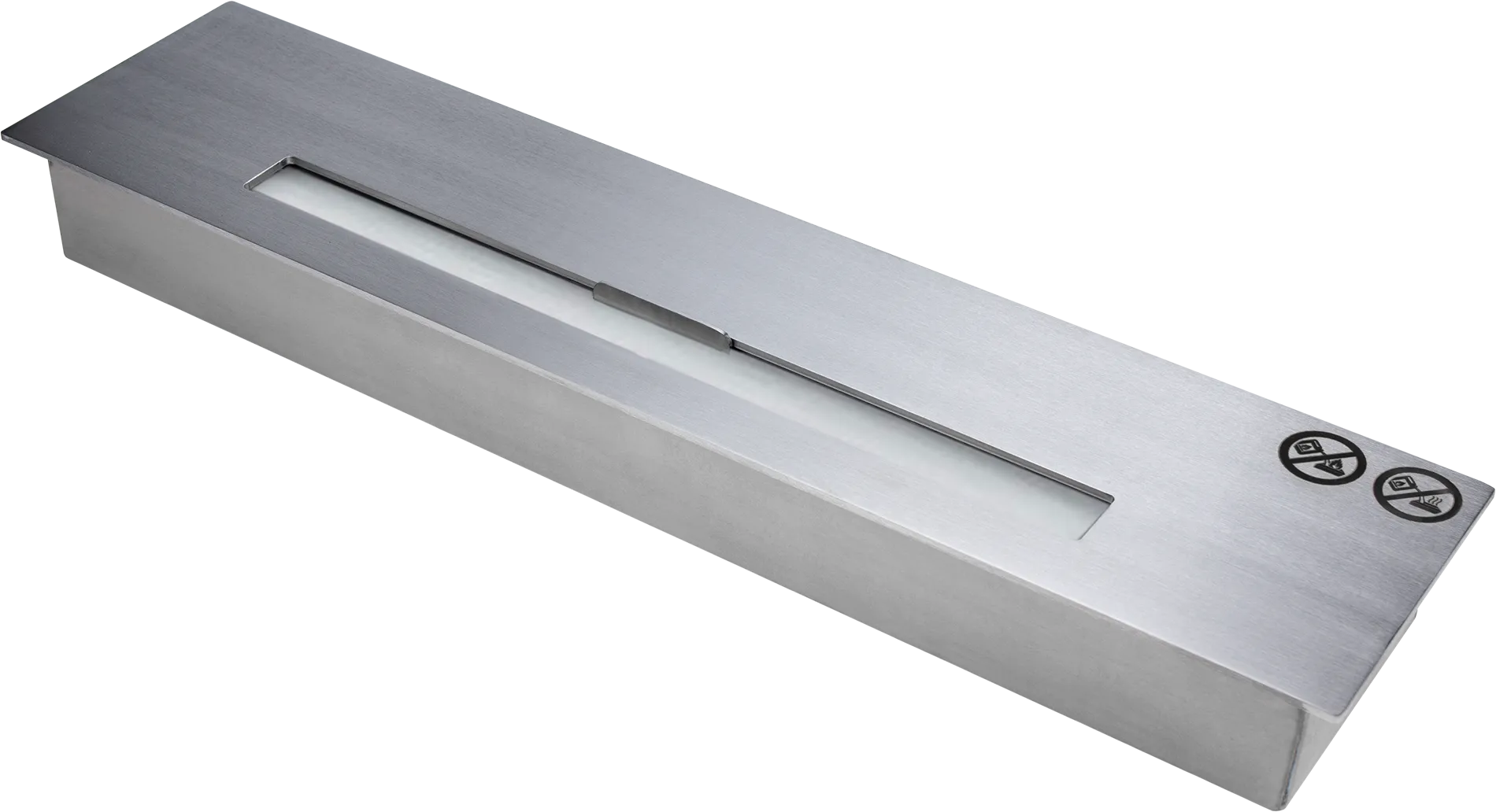 Biokominek wiszący 900x400 Slim z szybą 
